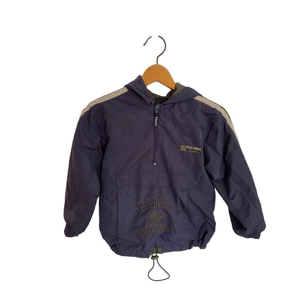 U.S. Polo Association Boys Navy Blue Pull Over 7X